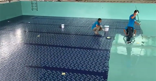 Thi công sơn epoxy chống thấm cho bể bơi tại Đồng Nai