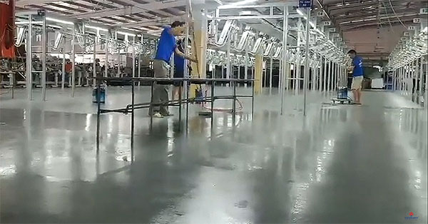 Thi công sơn epoxy cho công ty tại Đồng Nai