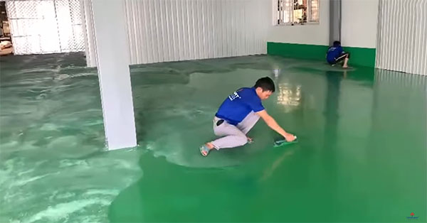 Thi công sơn epoxy cho công ty tại Đồng Nai