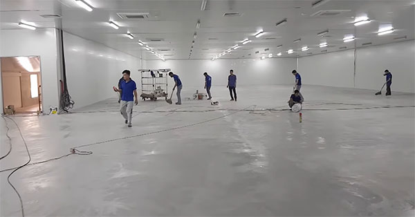 Thi công sơn epoxy chuyên nghiệp cho khách hàng tại Đồng Nai