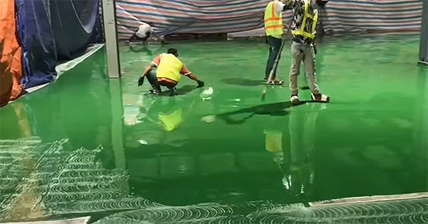 Thi công sơn chịu nhiệt kcc cho khách hàng tại Đồng Nai